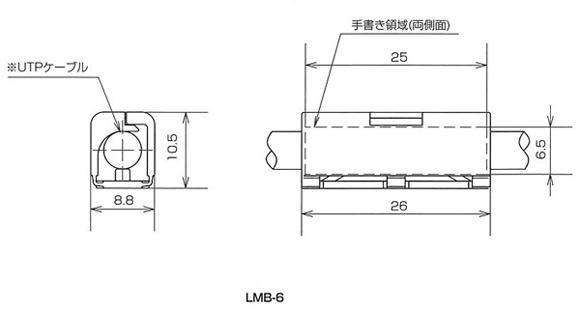マークバンド(UTPケーブル用)