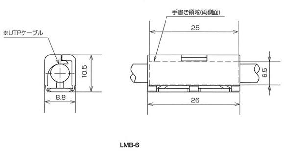 マークバンド(UTPケーブル用)